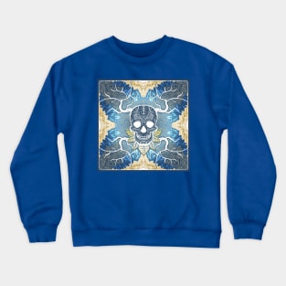 beautiful skull with patterns Crewneck Sweatshirt